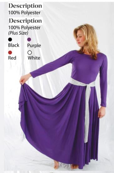 Worship L/S Dress Adult