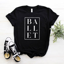 Load image into Gallery viewer, Ballet Square Print T-shirt- Ladies

