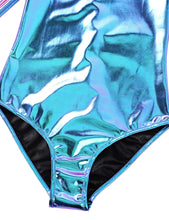 Load image into Gallery viewer, High Neck Metallic Leotard- Adult
