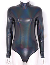 Load image into Gallery viewer, High Neck Metallic Leotard- Adult
