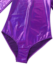 Load image into Gallery viewer, High Neck Metallic Leotard- Adult

