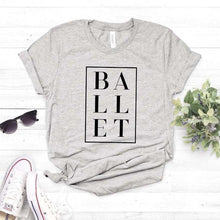 Load image into Gallery viewer, Ballet Square Print T-shirt- Ladies

