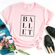 Load image into Gallery viewer, Ballet Square Print T-shirt- Ladies
