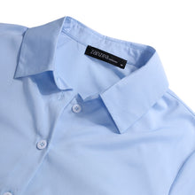 Load image into Gallery viewer, Solid Asymmetric Button Blouse
