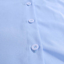 Load image into Gallery viewer, Solid Asymmetric Button Blouse
