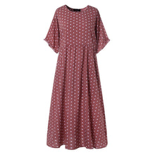 Load image into Gallery viewer, Long  Pinted Boho Dress
