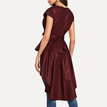 Load image into Gallery viewer, Solid Asymmetrical Blouse
