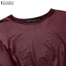 Load image into Gallery viewer, Solid Asymmetrical Blouse
