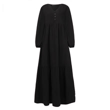 Load image into Gallery viewer, Casual V Neck Long Dress
