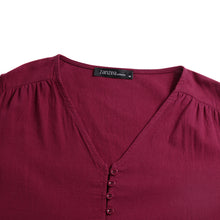 Load image into Gallery viewer, Casual V Neck Long Dress

