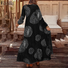 Load image into Gallery viewer, Casual V Neck Long Dress
