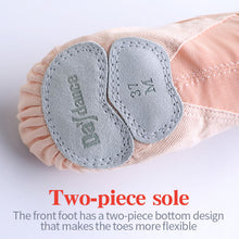 Load image into Gallery viewer, Soft Sole Canvas Ballet Shoes- Girls / Woman
