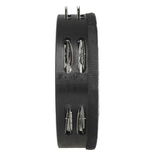 Load image into Gallery viewer, Double Row Jingles Wood Tambourine- 8&quot;
