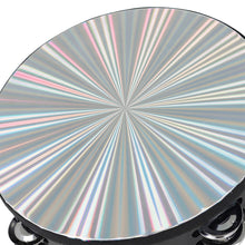Load image into Gallery viewer, Double Row Jingles Wood Tambourine- 10&quot;
