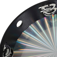 Load image into Gallery viewer, Double Row Jingles Wood Tambourine- 10&quot;
