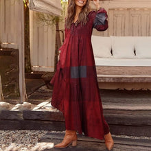 Load image into Gallery viewer, Casual V Neck Long Dress
