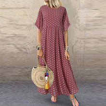 Load image into Gallery viewer, Long  Pinted Boho Dress
