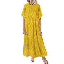 Load image into Gallery viewer, Long  Pinted Boho Dress
