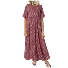Load image into Gallery viewer, Long  Pinted Boho Dress
