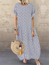 Load image into Gallery viewer, Long  Pinted Boho Dress
