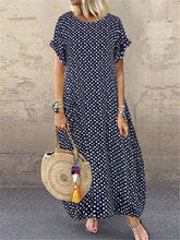 Load image into Gallery viewer, Long  Pinted Boho Dress
