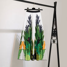 Load image into Gallery viewer, Elastic Pattern Pleated Skirt
