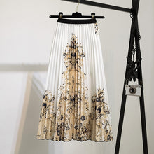 Load image into Gallery viewer, Elastic Pattern Pleated Skirt
