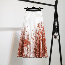 Load image into Gallery viewer, Elastic Pattern Pleated Skirt

