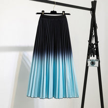 Load image into Gallery viewer, Elastic Pattern Pleated Skirt
