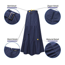 Load image into Gallery viewer, A-Line High Waist Denim Skirt
