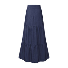 Load image into Gallery viewer, A-Line High Waist Denim Skirt
